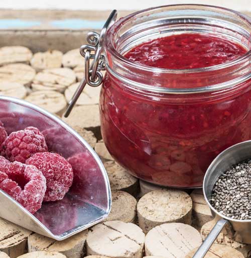 Raspberry Chia Jam - Digestive Nutrition Clinic