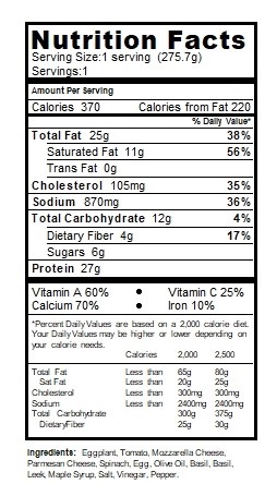 oat crackers nutritional table